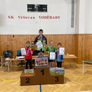 Tomáš zvítězil ve dvouhře na KPJ U11