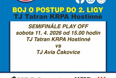 PLAY OFF semifinále ligové soutěže mužů