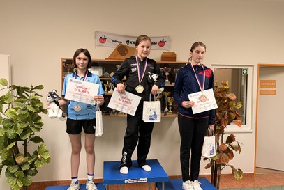 Matylda Šmiková druhá na BTM ČR turnaje  B, Dominik Bartoš ve čtvrtfinále!!!