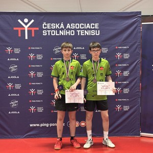 Ondřej Kosina a Tomáš Matuška třetí na MČR