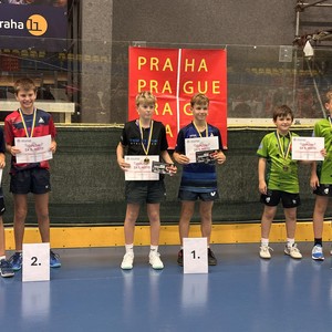 Vojta Kosina třetí ve čtyřhře